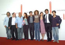 Il cast del film a Venezia