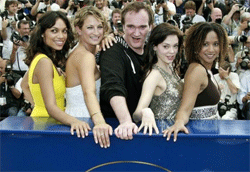 Quentin Tarantino tra le sue protagoniste
