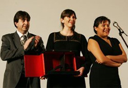 La premiazione del film vincitore, Frozen River